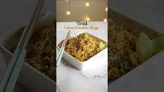 Trying Out Instagram's Viral Lemon Coriander Maggi 🤌🤤 #shorts