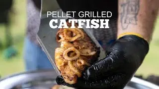 Pellet Grilled Catfish