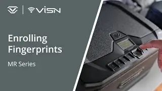How to enroll fingerprints on the biometric scanner in Essential Mode - NRMi