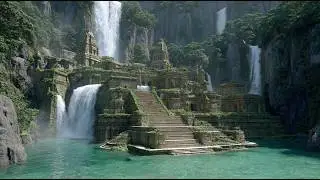 The Jade River Kingdom | A Tranquil Fantasy Realm with Relaxing Music in 4K