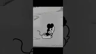 Public Domain Mouse books it 💨 #mickeymouse #steamboatwillie #publicdomain #animation