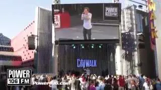 NEW Power 106 at 2 stage in Universal City