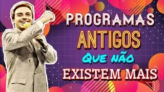 5 PROGRAMAS DE AUDIT&Oacute;RIO DOS ANOS 80 E 90 QUE N&Atilde;O EXISTEM MAIS - PROGRAMAS ANTIGOS ANOS 80 E 90