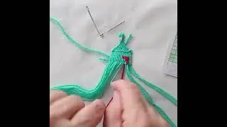 Macrame zodiac symbols series  --  Sagittarius  ( necklace )  🙃  #shorts    #shortvideo   #diy