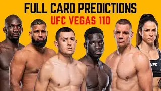 Прогнозы и анализ полного кард-карда UFC Vegas 110 | Гарсия против Онамы
