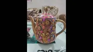 Beautiful kettle decor by me. #kettle#beauty .