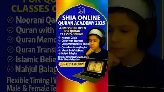 Shia Online Quran Academy | Admission Open for Quran Learning