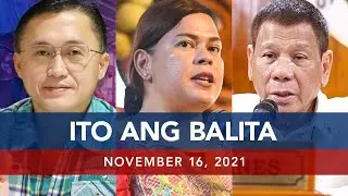 UNTV: ITO ANG BALITA | November 16, 2021