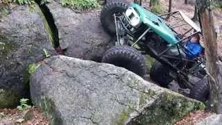 MikeD climbing breakover rock