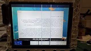 Raymarine E120 Chartplotter Screen replacement
