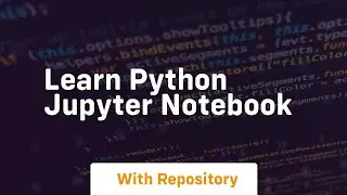 learn python jupyter notebook