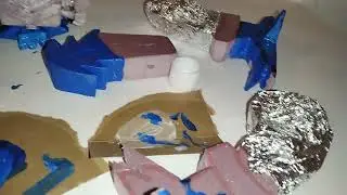 Metal Droiditude prototype miniseries p11 first blue coating
