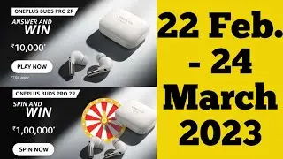Amazon Oneplus Buds Pro 2R  Quiz Answers Today l Amazon Quiz Answers Today l 22 February 2023