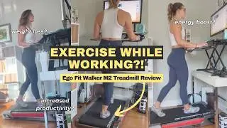 Walking 10K steps per day WHILE working | EGOFIT ComfortDeck-M2 Treadmill Review