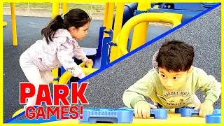 Kids' Park Games: Exciting Playground Obstacles.
