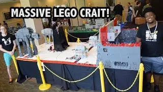 World's Largest LEGO Battle of Crait from Star Wars: The Last Jedi