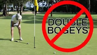 Playing golf until I make a double bogey....