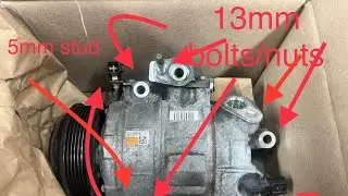 Lincoln MKZ 3.0L Compressor Removal