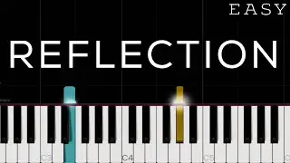 Mulan - Reflection | EASY Piano Tutorial