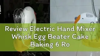 Review Electric Hand Mixer Whisk Egg Beater Cake Baking 6 Rods Kitchen Household Tool Food Maker Mu