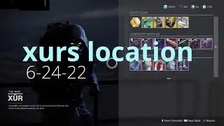 Where is xur this week? xurs location and loot