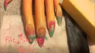My entry to CUTEGLITTERNAILS nail art contest