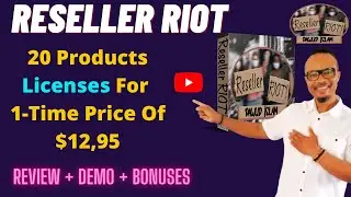 Reseller Riot Review + Bonuses || Get 100% Reseller Rights To 20 Products🎁