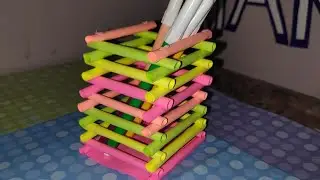 Handmade Pen stand with sticky notes ❣️| diy craft 