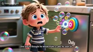 Chotu Robot and Naughty monkey 