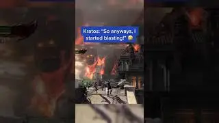Кратос убивает невинных мирных жителей &mdash; God of War 3
