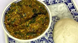 How To Make Okra Soup The Nigerian Way || Chidera Ogbata￼