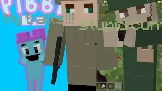 Testing my soldiers iwo jima (my addon vs yggo gazo pibby Minecraft Bedrock Edition