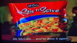 McCain Stir n Serve 2001 TV Ad Old Australian Commercial Frozen Food New Housemate Are You A Chef?