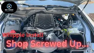 Whipple Supercharger Install Gone Wrong | 2025 Mustang GT Shop Issues