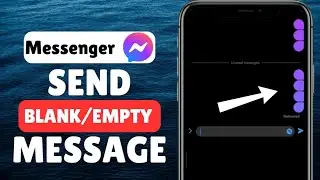 How To Send Blank Messages On Messenger
