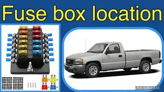 Fuse box location on a 2007 GMC Sierra