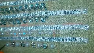 Cut Dana And Sequins hand work/Different Types Of Pearl Neck Lace Designs #shorts #fashion #yt 