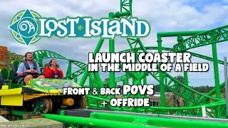 Matugani Accelerator Coaster Lost Island Theme Park - Waterloo, Iowa