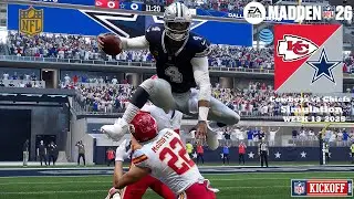 Madden 26 Dallas Cowboys vs Kansas City Chiefs WEEK 13 Simulation 2025 PS5 Game Play