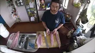 filleting and cooking kingfish 3 ways