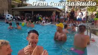 Maspalomas Pride 2019 featuring six pack zone,drag queens,stage show,pool party,and pub nights
