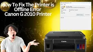 How To Fix Printer is Offline Error Canon G2010 Printer | Canon G2010 Printer Is Offline kaise Kare