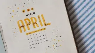 plan with me: april 2018 bujo setup