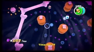 Super Mario Galaxy Playthrough - Ghostly Galaxy: Purple Coins in the Bone Pen (Purple Comet)