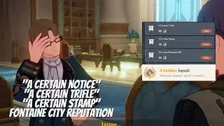 A Certain Notice World Quest +  A Sudden Squall Achievement Genshin Impact
