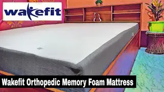 Wakefit Orthopedic Memory Foam Mattress || Unboxing and review
