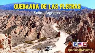 Ruta 40 Cafayate 🇦🇷 | La increíble Quebrada de las Flechas — paisajes que parecen de otro planeta