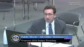 September 6, 2023 Budget Workshop