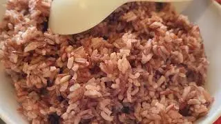 Red /Brown Rice Plus Filipino ulam=Happy Tummy