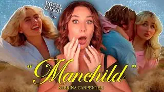 Vocal Coach Reacts to Manchild | BONUS: Please Please Please ft. Dolly
